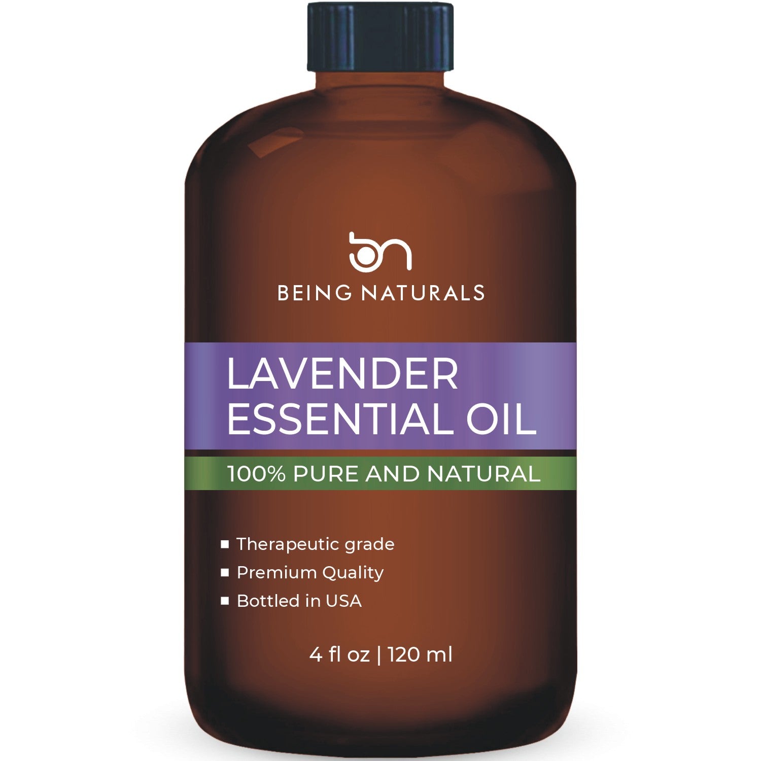 Lavender Essential Oil - Huge 4 FL OZ - 100% Pure & Natural – Premium Natural Oil with Glass Dropper (Lavender)